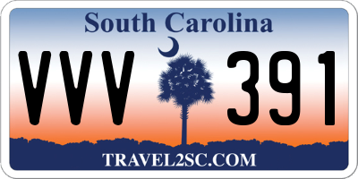 SC license plate VVV391