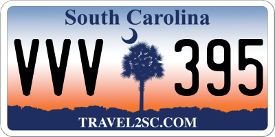 SC license plate VVV395