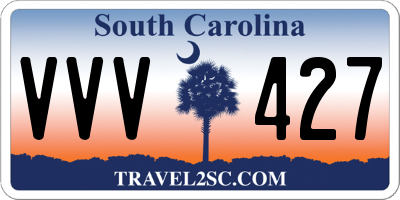 SC license plate VVV427