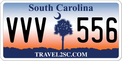 SC license plate VVV556