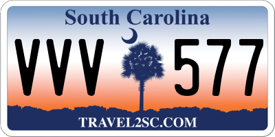 SC license plate VVV577