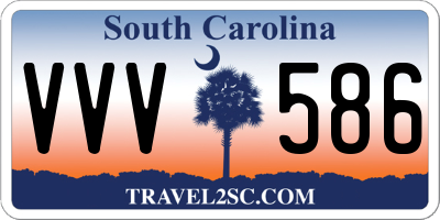 SC license plate VVV586