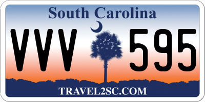 SC license plate VVV595