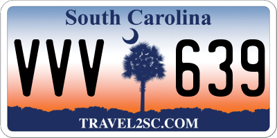 SC license plate VVV639