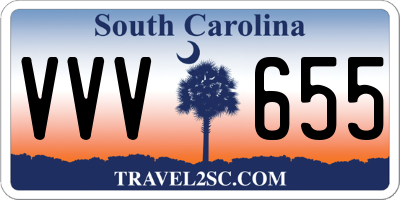 SC license plate VVV655