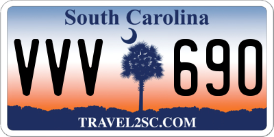 SC license plate VVV690
