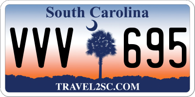 SC license plate VVV695
