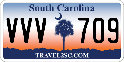 SC license plate VVV709