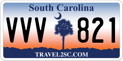 SC license plate VVV821