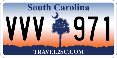 SC license plate VVV971