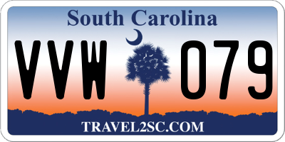 SC license plate VVW079