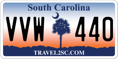 SC license plate VVW440