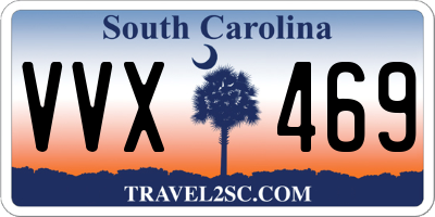 SC license plate VVX469