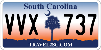 SC license plate VVX737