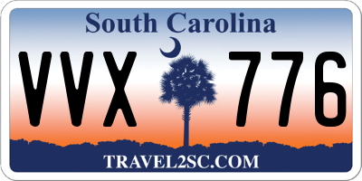 SC license plate VVX776