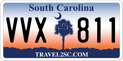 SC license plate VVX811