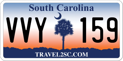 SC license plate VVY159
