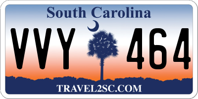 SC license plate VVY464