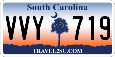 SC license plate VVY719