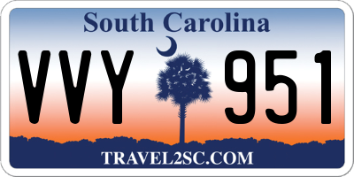 SC license plate VVY951