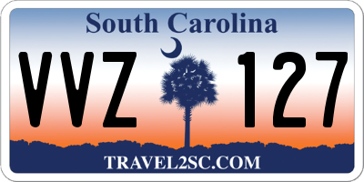 SC license plate VVZ127