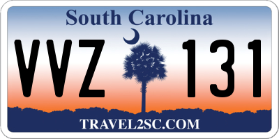 SC license plate VVZ131