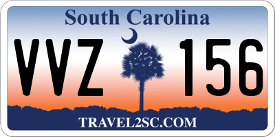 SC license plate VVZ156