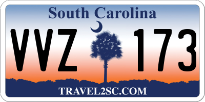 SC license plate VVZ173