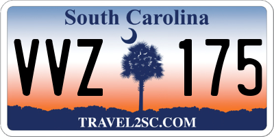 SC license plate VVZ175