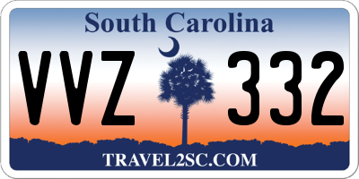 SC license plate VVZ332