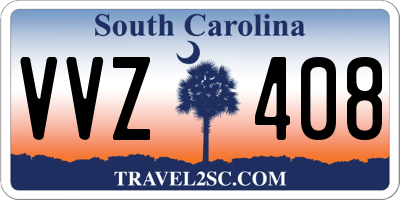 SC license plate VVZ408