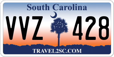 SC license plate VVZ428