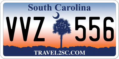SC license plate VVZ556