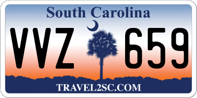 SC license plate VVZ659