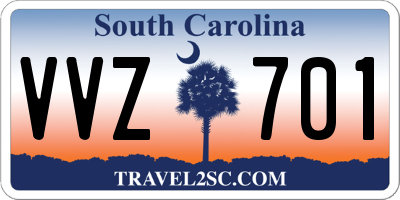 SC license plate VVZ701