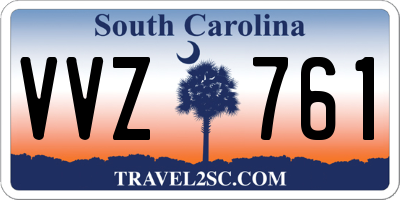 SC license plate VVZ761