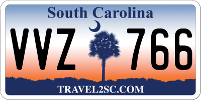 SC license plate VVZ766