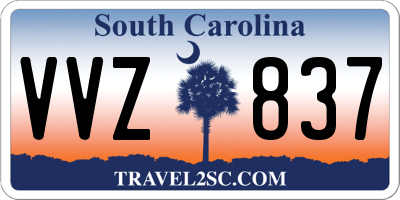 SC license plate VVZ837