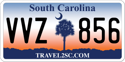 SC license plate VVZ856