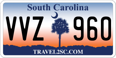 SC license plate VVZ960