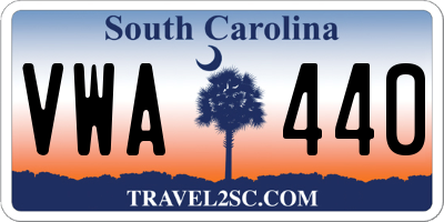 SC license plate VWA440