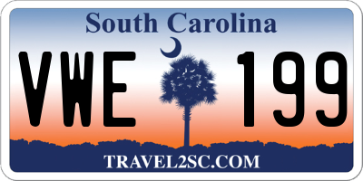 SC license plate VWE199