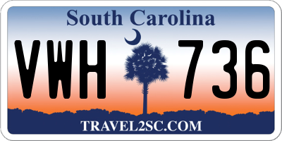 SC license plate VWH736