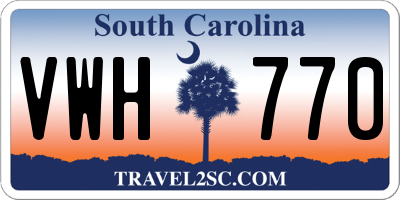 SC license plate VWH770
