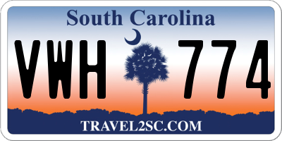 SC license plate VWH774