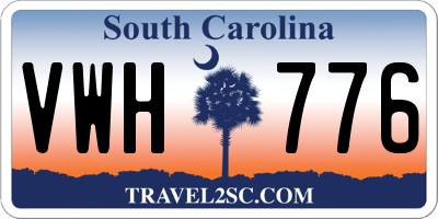 SC license plate VWH776