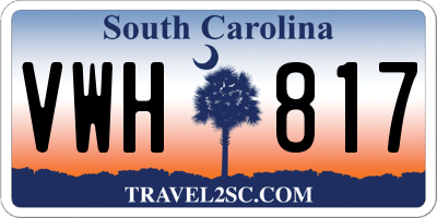 SC license plate VWH817