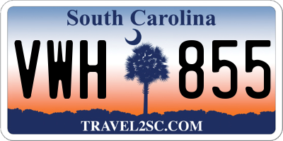 SC license plate VWH855