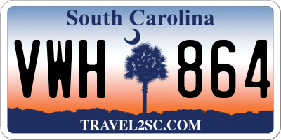 SC license plate VWH864