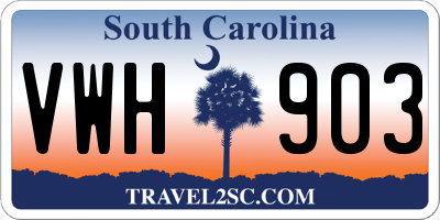 SC license plate VWH903
